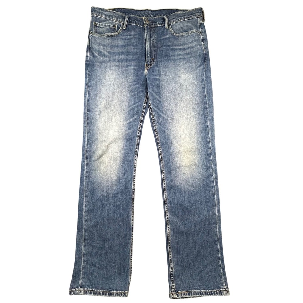 Levis 514 Jeans Mens 38x34 Medium Wash Blue‎ Straight Fit Denim Pants